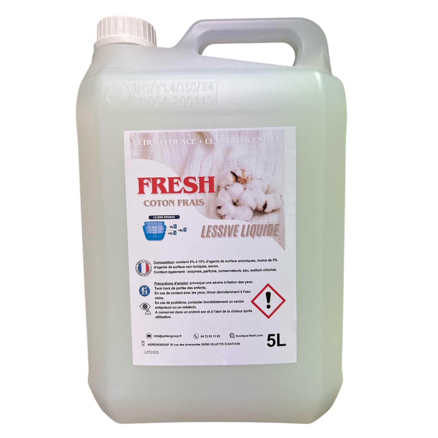 LESSIVE COTON FRAIS.