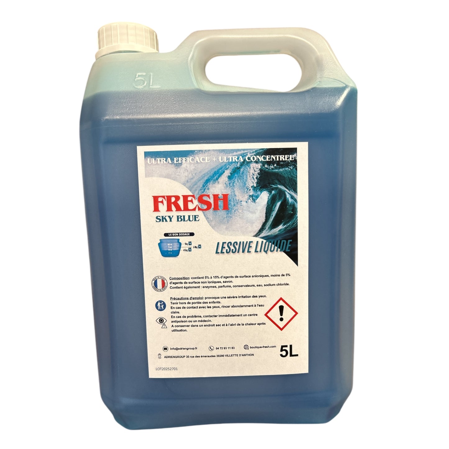 LESSIVE LIQUIDE SKY BLUE.