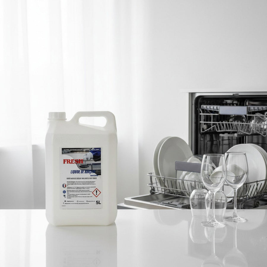 LIQUIDE DE RINÇAGE POUR LAVE-VAISSELLE.