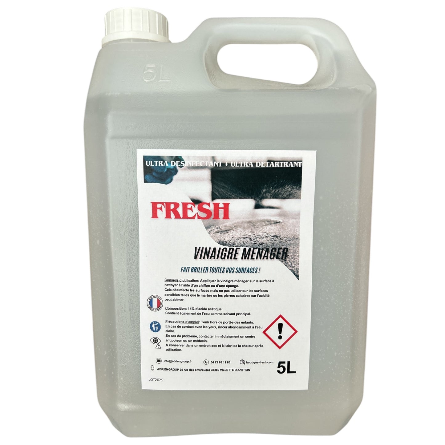 VINAIGRE MENAGER 14°.