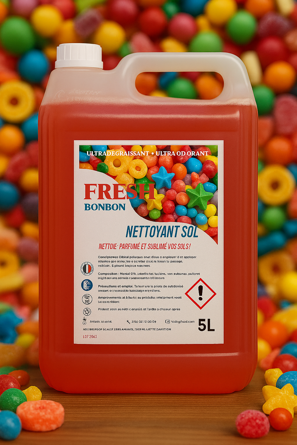 NETTOYANT SOL BONBONS.
