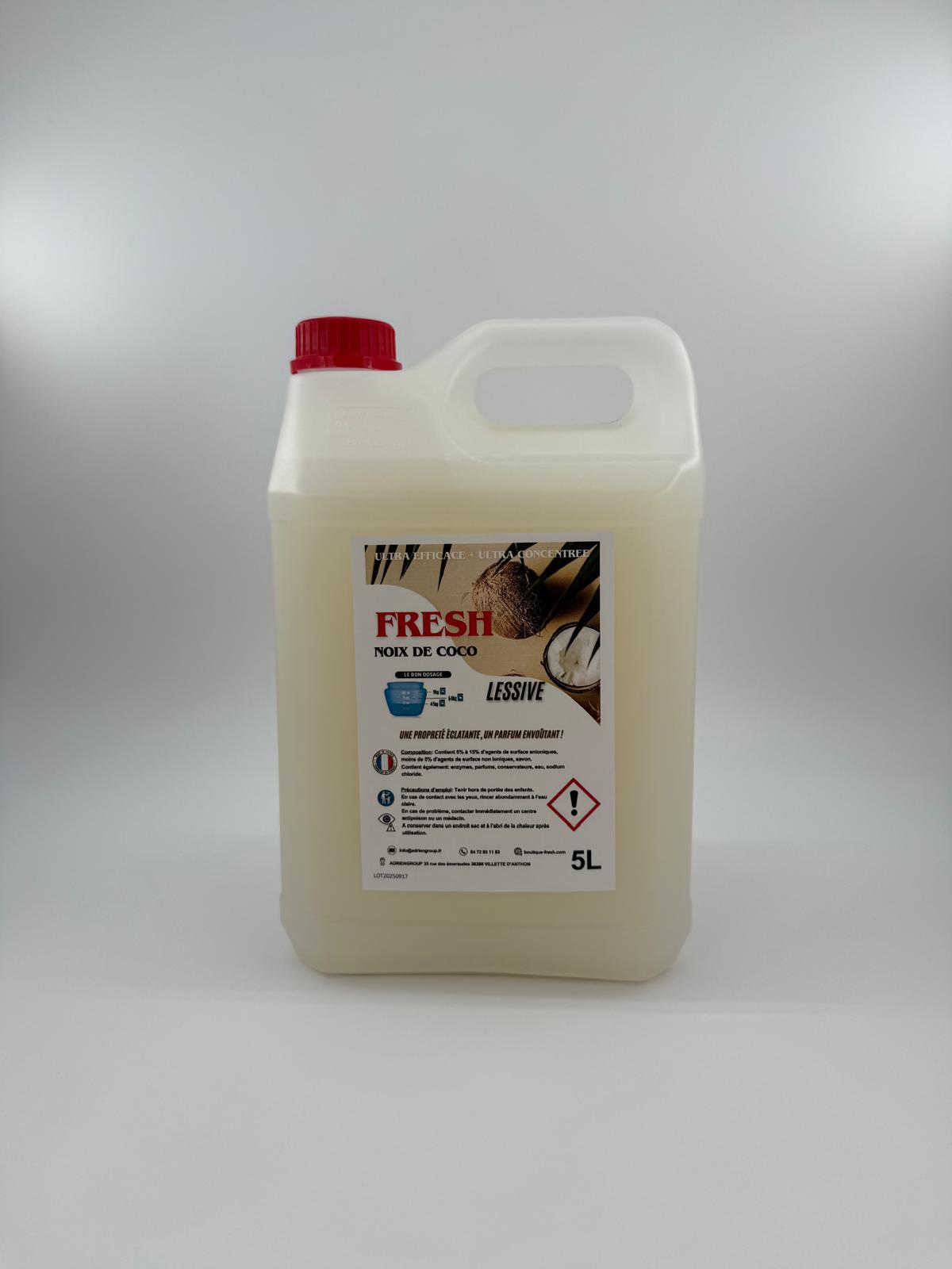 Lessive Liquide Noix de Coco 5 L