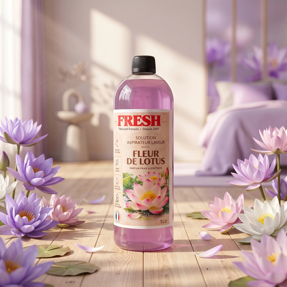Solution Aspirateur Laveur Fleur de Lotus 1 L