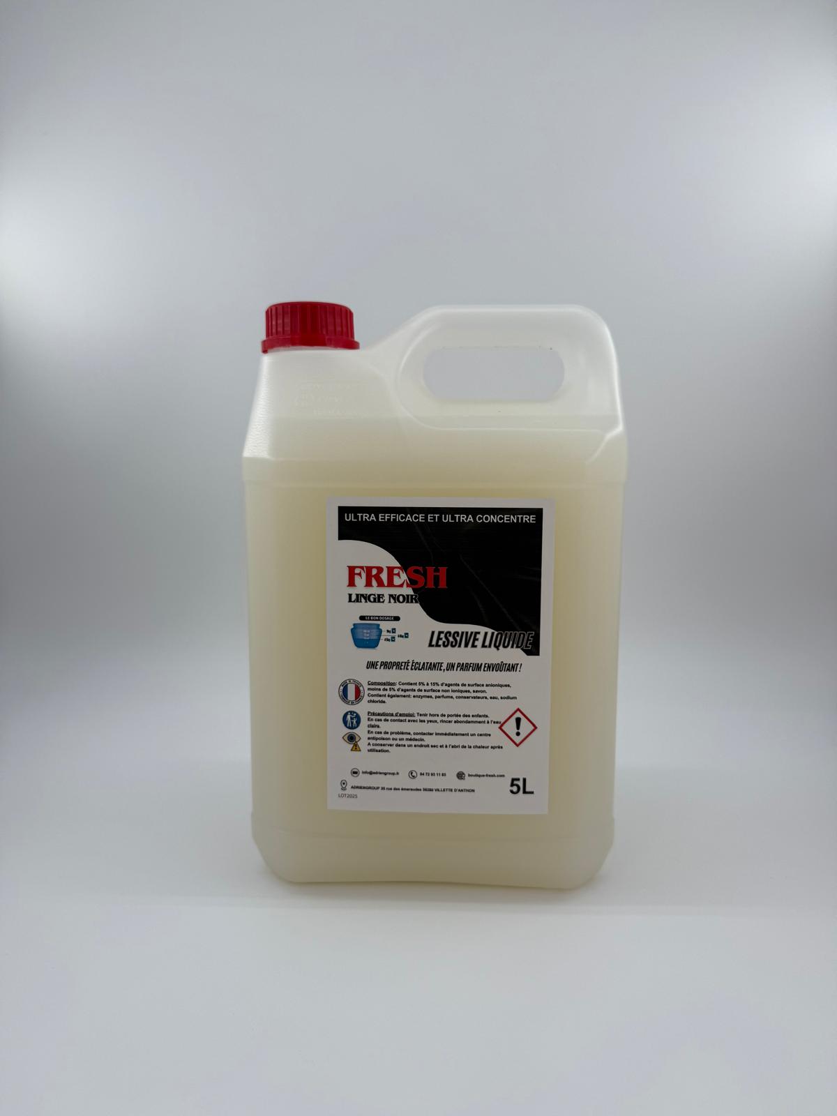 LESSIVE LINGE NOIR.