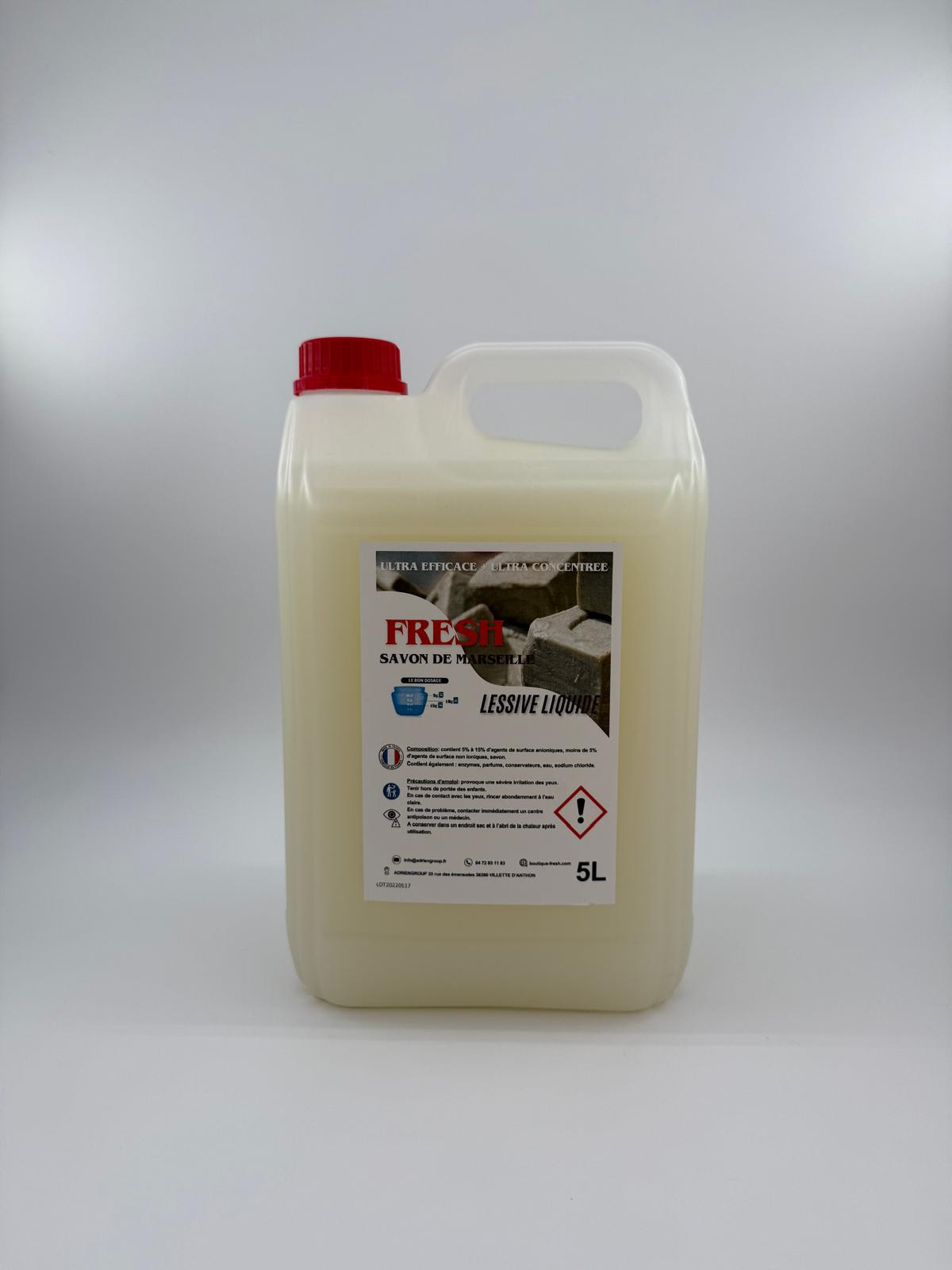 LESSIVE LIQUIDE SAVON DE MARSEILLE.