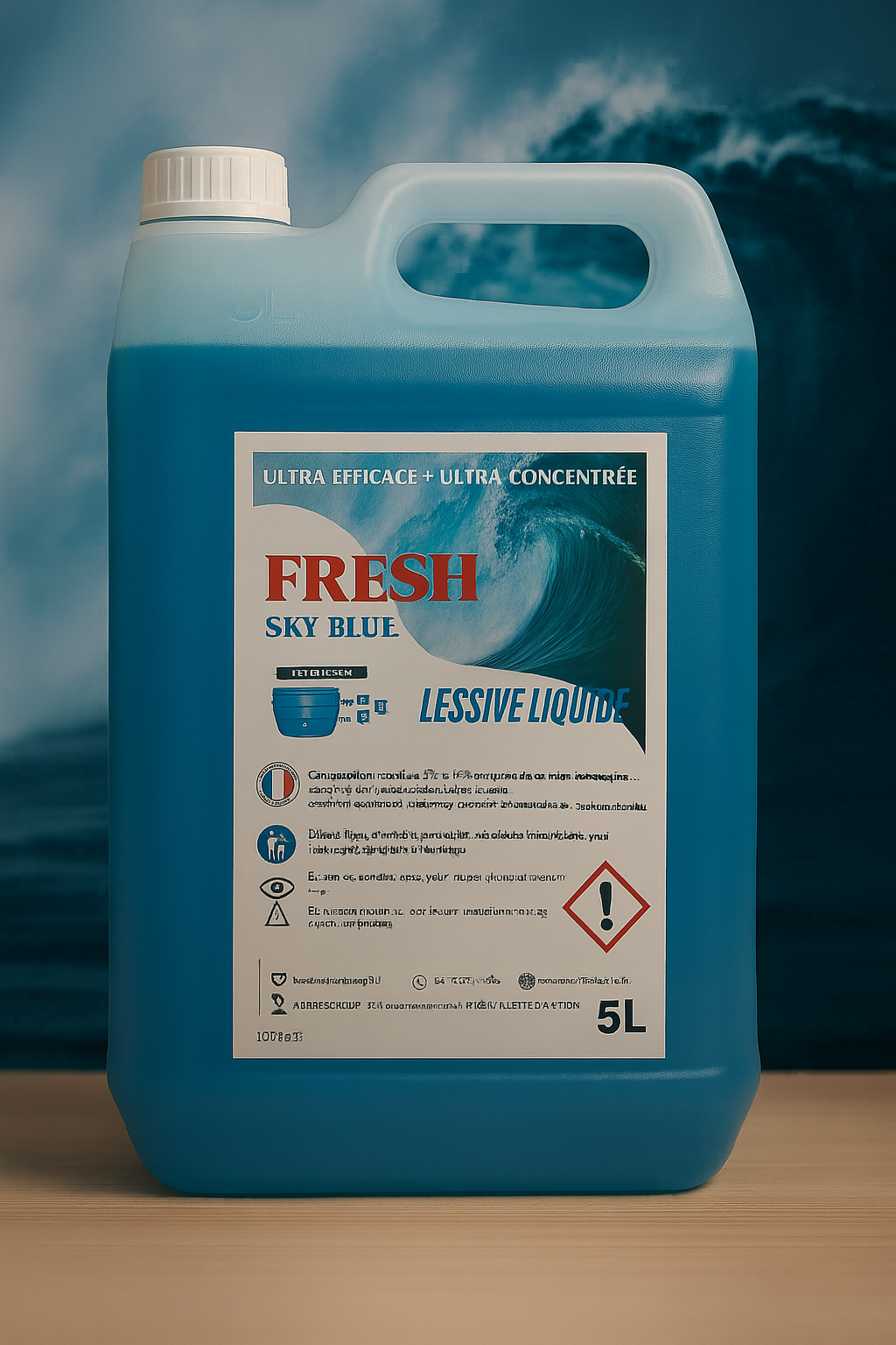 LESSIVE LIQUIDE SKY BLUE.