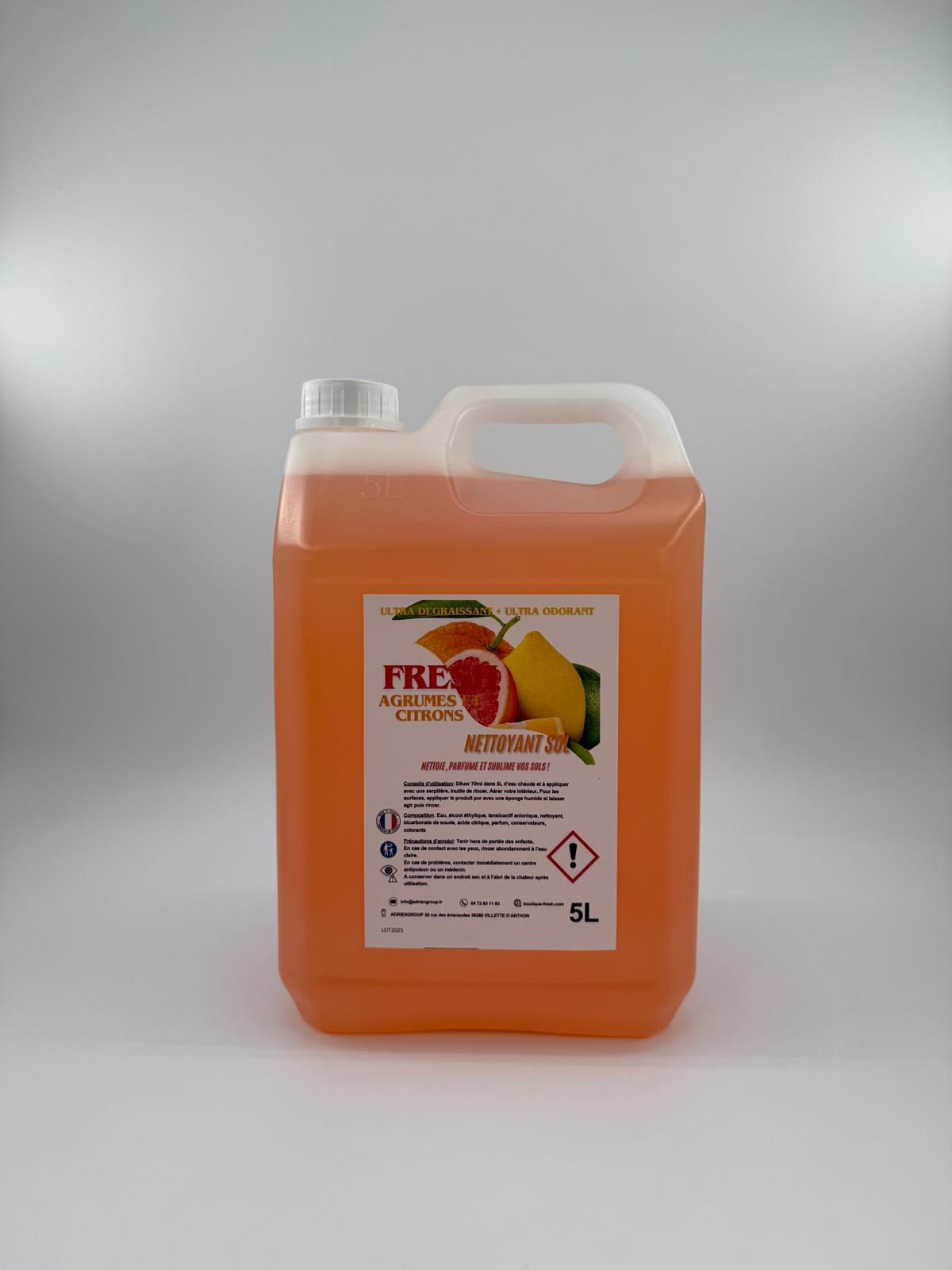 Nettoyant Sol Agrumes 5 L