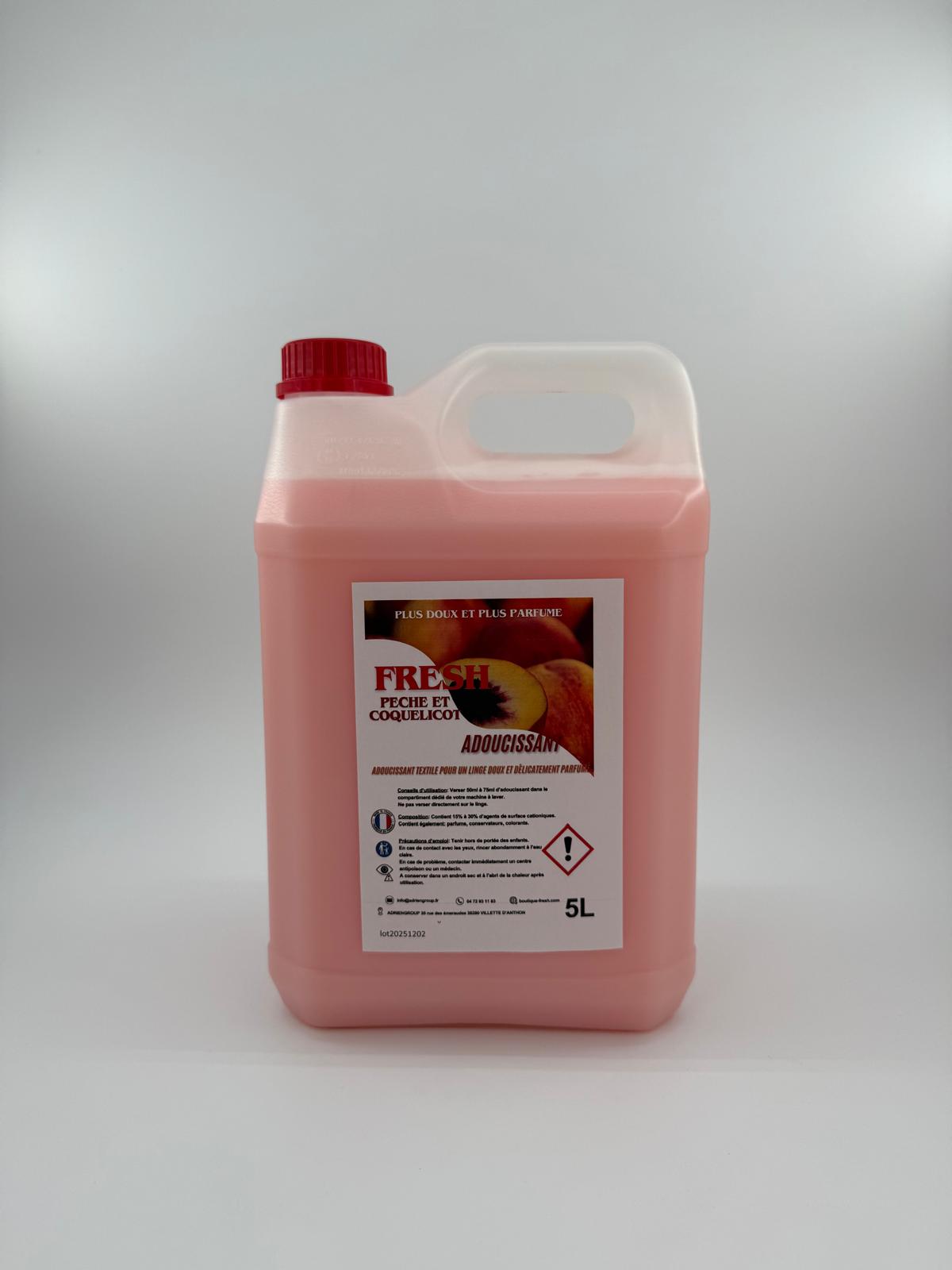 ADOUCISSANT PECHE & COQUELICOT.