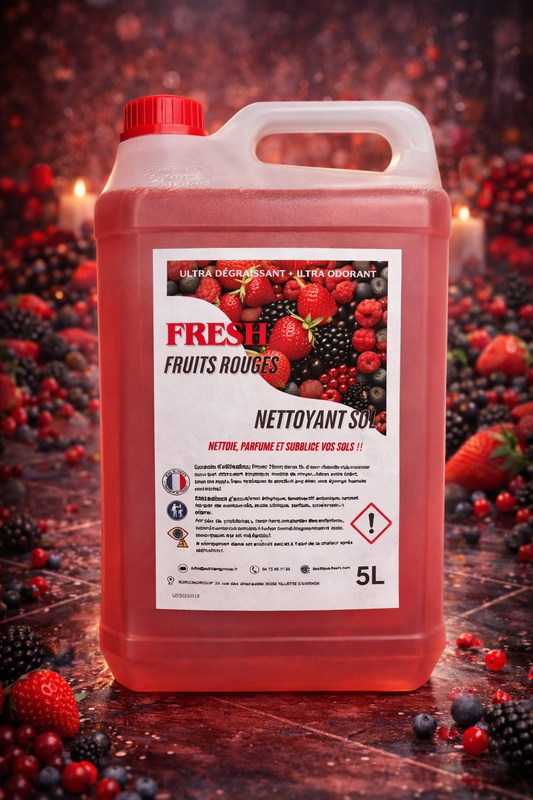 NETTOYANT SOL FRUITS ROUGES.