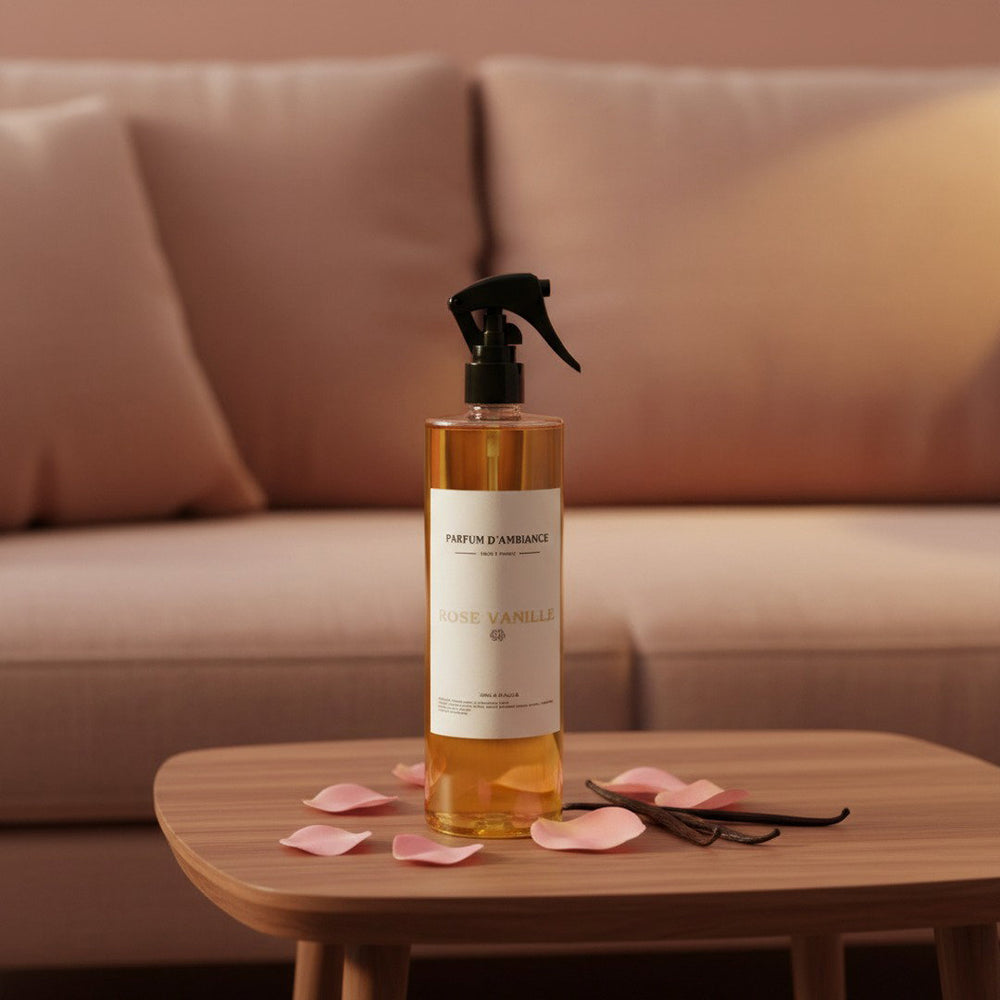 Parfum d'Ambiance Rose Vanille 500 ml
